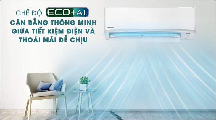 Tiết kiệm điện năng vượt trội bởi công nghệ Eco tích hợp AI