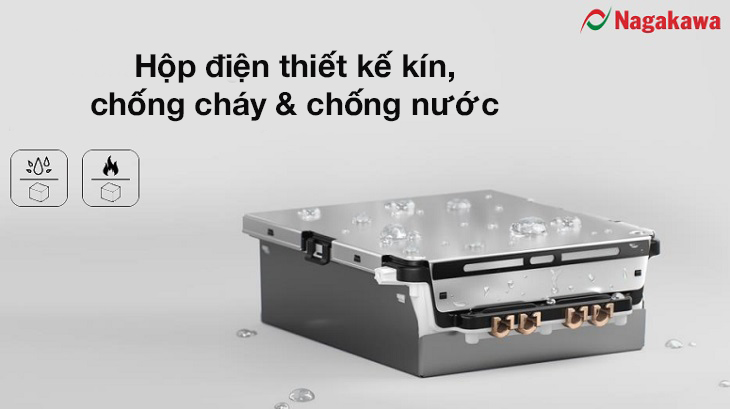 Hộp điện thiết kế kín, chống cháy và chống nước tốt