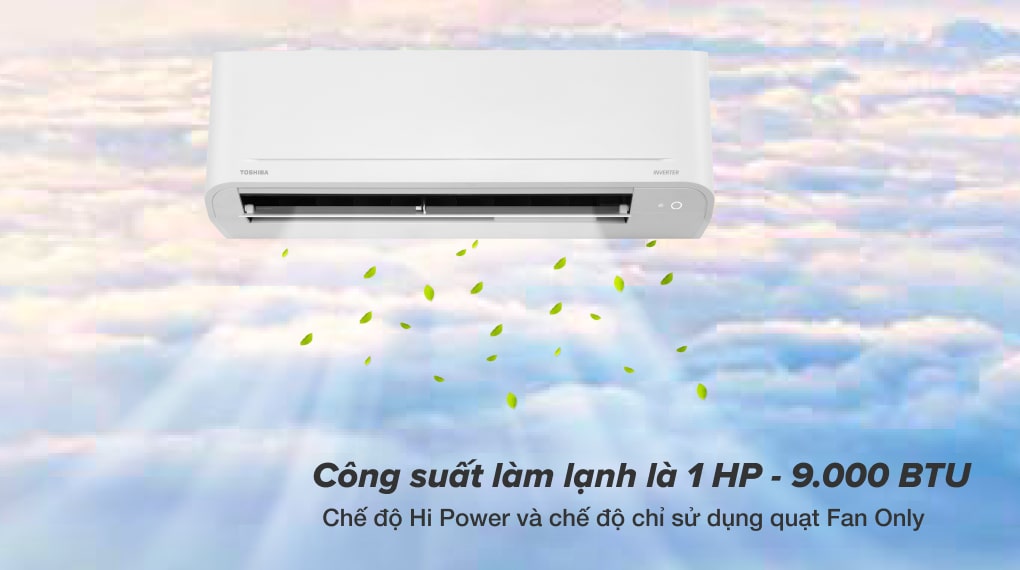 Máy lạnh Toshiba 1 HP Inverter RAS-H10C4KCVG-V