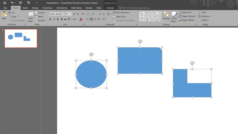 Cách chọn nhanh nhiều hình dạng hoặc các mục trong PowerPoint