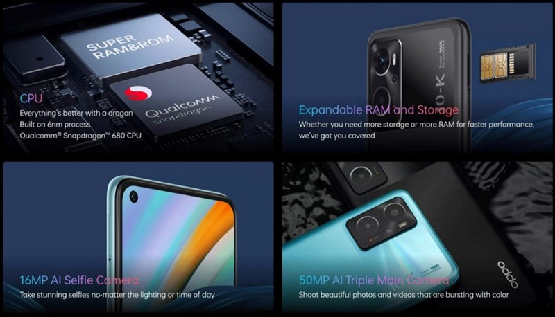 Thông số kỹ thuật OPPO K10