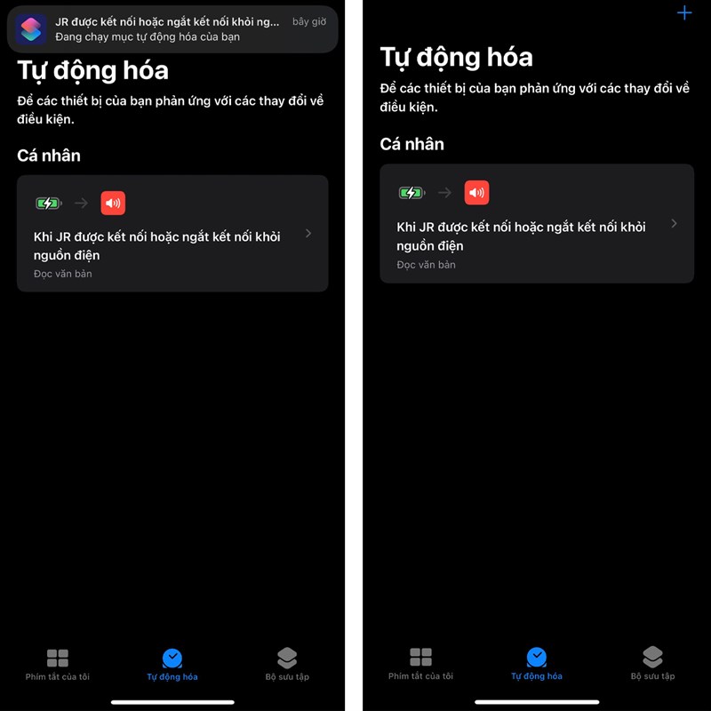 cách tắt thông báo tự động hóa khi chạy trên iOS 15.4