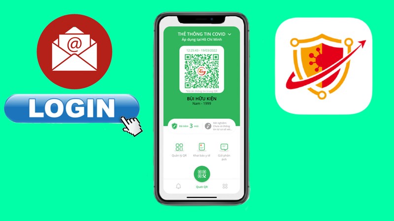 Cách đăng ký tài khoản PC Covid bằng Email