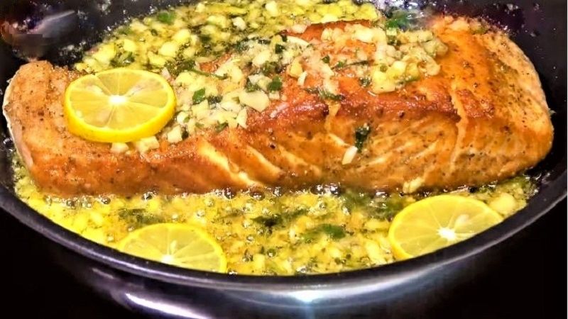 Summary of 5 ways to make pan-fried salmon with excellent delicious sauce