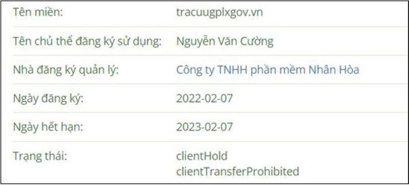 Phát hiện 3 website giả mạo trang thông tin điện tử Giấy phép lái xe