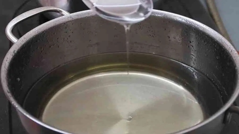 Nấu nước đường từ đường phèn