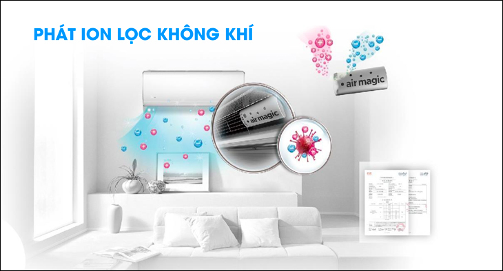 Công nghệ Ionizer lọc không khí của Midea