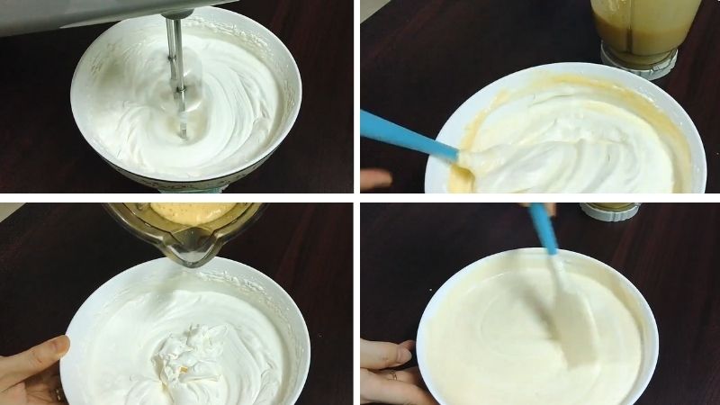 Làm kem đào sữa đặc
