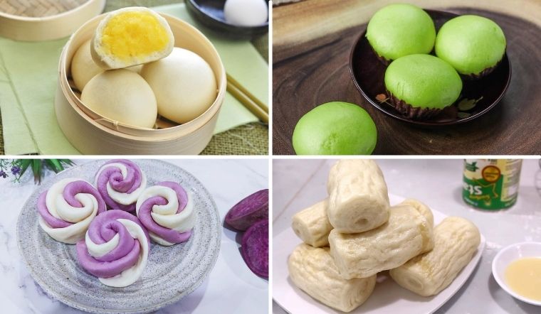 Tổng hợp 8 cách làm bánh bao nhân ngọt thơm ngon, mềm mịn