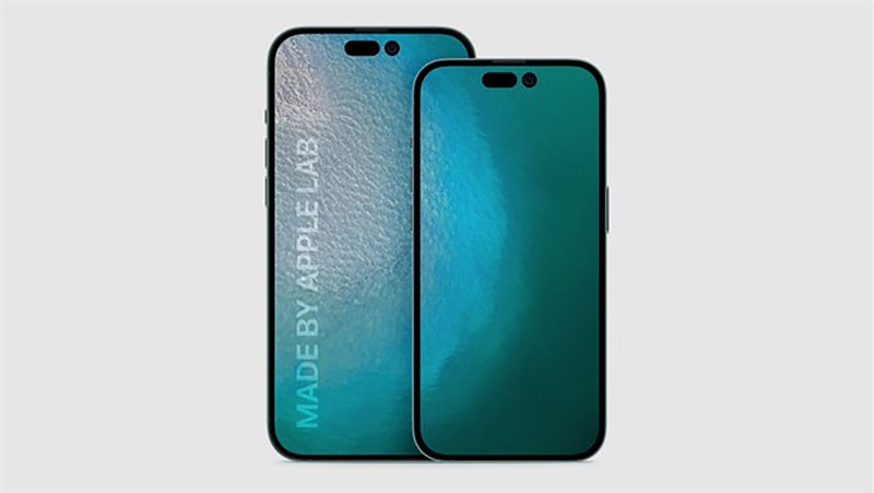 iPhone 14 với phần notch hình viên thuốc