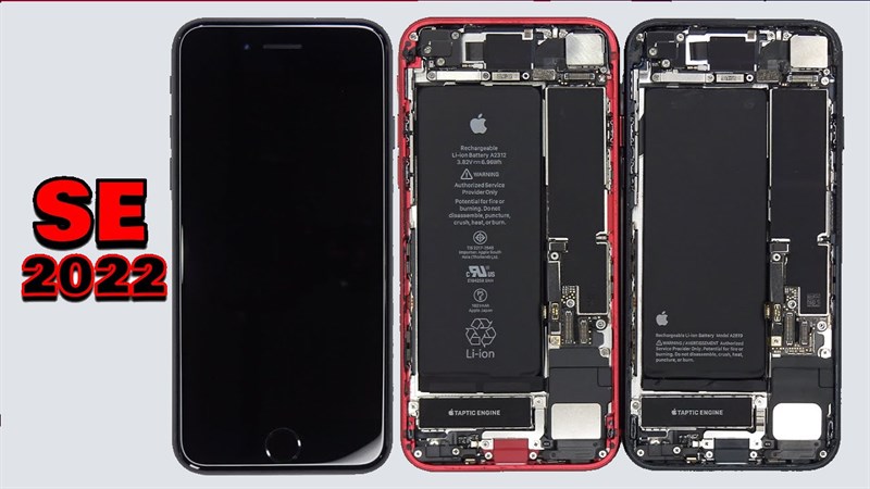 Liệu linh kiện bên trong iPhone SE 3 (iPhone SE 2022) có giống với iPhone SE 2020 không nhỉ? Nguồn: PBK Reviews.