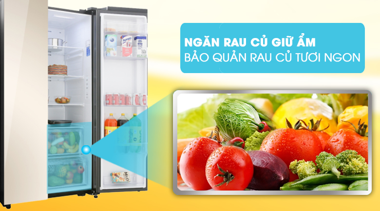 Ngăn rau củ lớn giữ ẩm Big Box