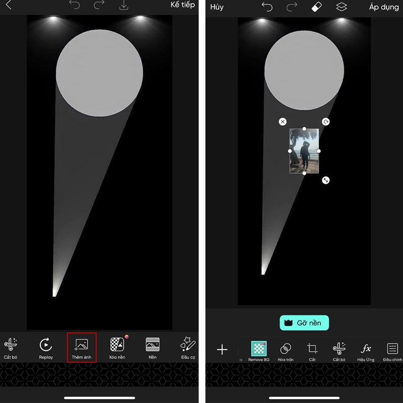 Hướng dẫn cách cài hình nền đèn pin chiếu hình trên iPhone cực độc lạ