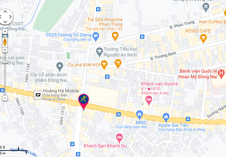 Bản đồ đến cửa hàng AVAKids tại Phường Thống Nhất, TP. Biên Hoà, Tỉnh Đồng Nai