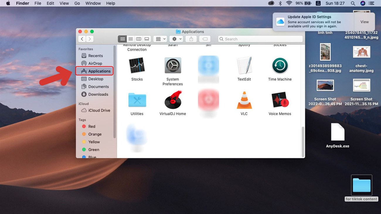 Xóa ứng dụng trên MacBook bằng Launchpad