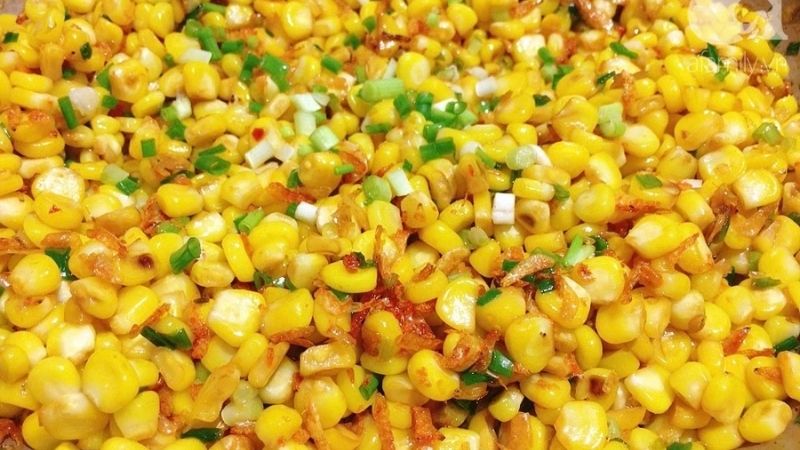 Instructions on how to make delicious fried corn with cow cheese at home