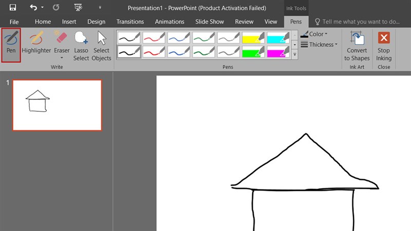 cách sử dụng công cụ Start lnking trong PowerPoint