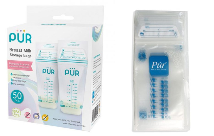 Túi trữ sữa Pur