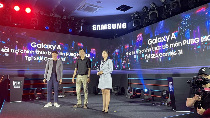 Galaxy A Series là nhà tài trợ chính cho PUBG Mobile tại SEA Games 31