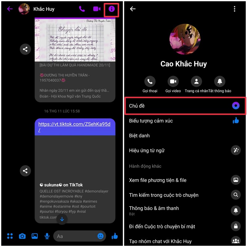 Cách thay đổi giao diện Lofi mới nhất trên Messenger