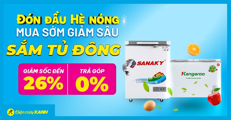 Đón đầu hè nóng - Top tủ đông mua sớm, giá SỐC, miễn phí giao …