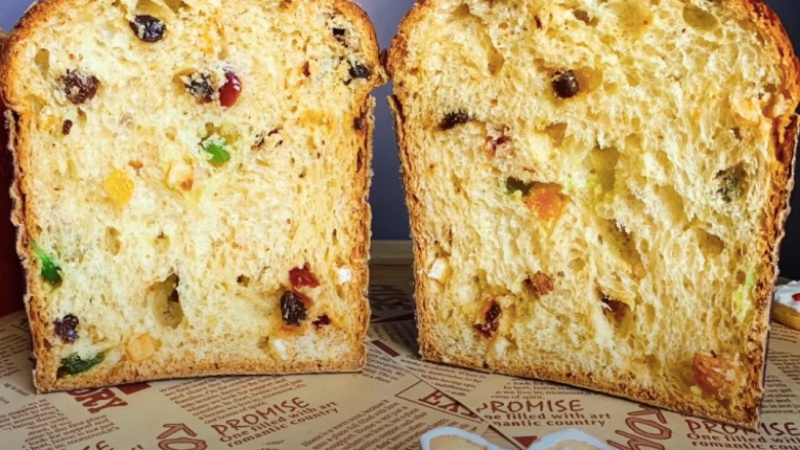How to make delicious, Italian-style panettone fruit bread at home