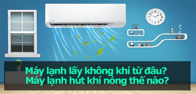 Máy lạnh lấy không khí từ đâu? Máy lạnh hút khí nóng thế nào?