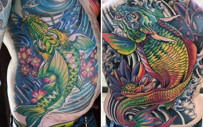 Ý nghĩa hình xăm cá chép trong nghệ thuật tattoo hiện đại