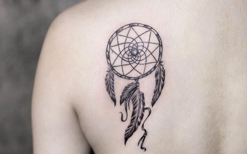 Hình xăm Dreamcatcher (0332) tại ĐỖ NHÂN TATTOO | Dream catcher tattoo,  Simplistic tattoos, K tattoo