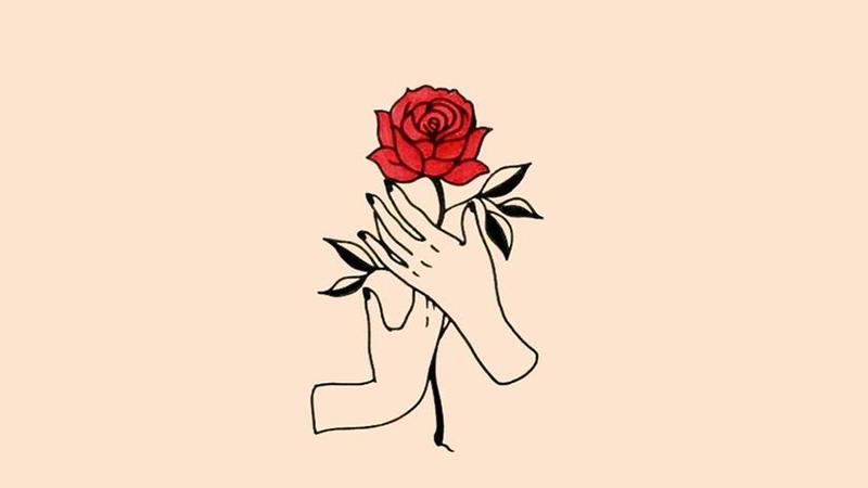 Hὶnh xǎm hoa hồng là biểu tượng cho tὶnh yêu