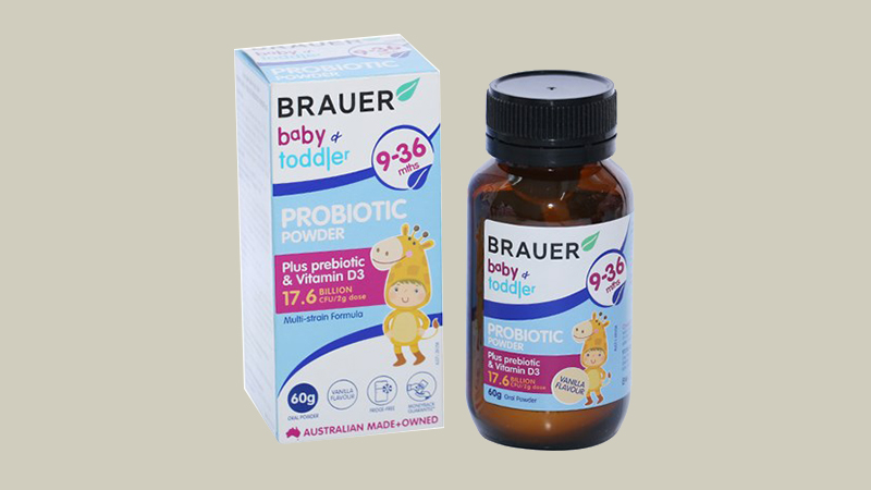 Bột men vi sinh Brauer Baby Toddler Probiotic Powder