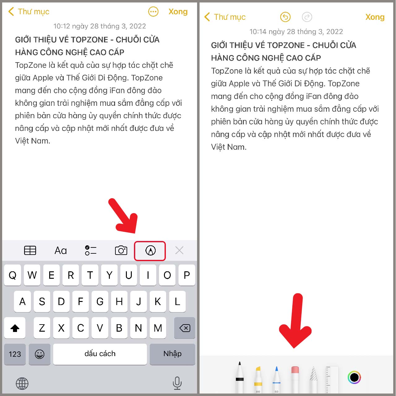 Hướng dẫn viết ghi chú bằng Apple Pencil trên iPad Fptshopcomvn #36 Hướng dẫn viết ghi chú bằng Apple Pencil trên iPad Fptshopcomvn