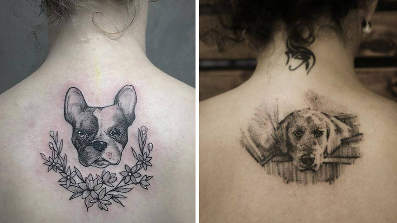 Gợi ý hình xăm thú cưng dành cho hội yêu động vật  Pug tattoo Bulldog  tattoo French bulldog tattoo