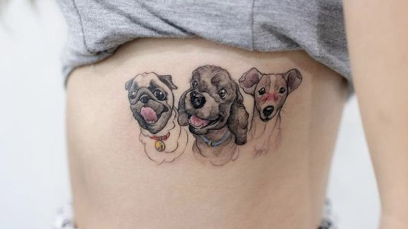 Top #50 hình xăm đẹp hợp tuổi Nhâm Thân - 1992 khiến giới trẻ phát cuồng |  Pug tattoo, Dog tattoos, Dog tattoo