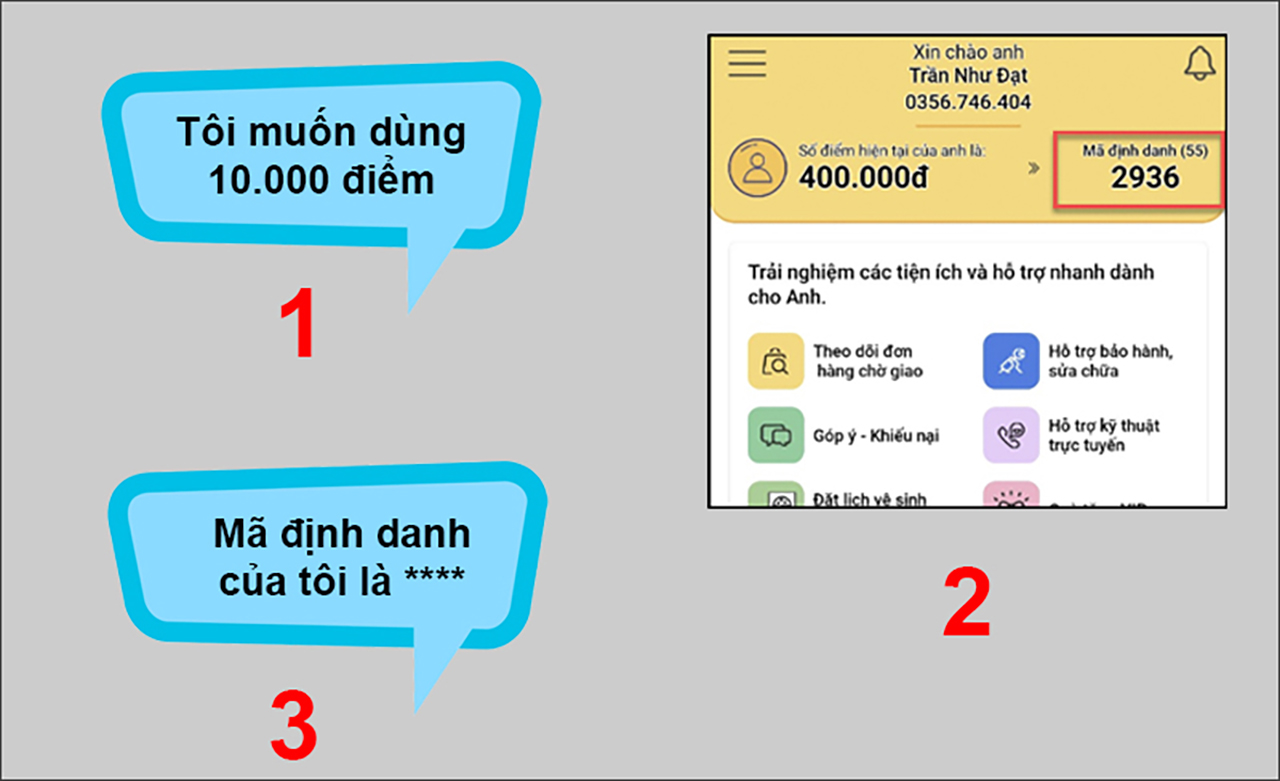 Ứng dụng Quà Tặng Vip, giúp bạn tích điểm và sử dụng điểm khi mua hàng Ứng dụng Quà Tặng Vip, giúp bạn tích điểm và sử dụng điểm khi mua hàng