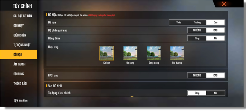 Thiết lập đồ họa trong game Free Fire mà mình có thể chỉnh được với Redmi 10C. Thiết lập đồ họa trong game Free Fire mà mình có thể chỉnh được với Redmi 10C.