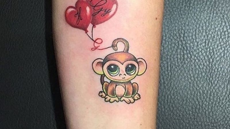 Hình xăm khỉ hình xăm 3d hình xăm đẹp hình xăm ở đùi hình xăm màu  Hoàng Công Art 0846182368  Body tattoos Animal tattoo Tattoos