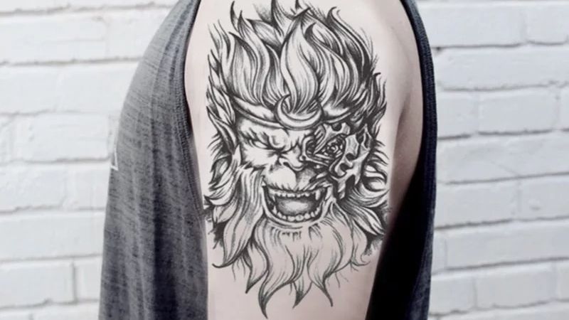 Tattoo khỉ đột đẹp