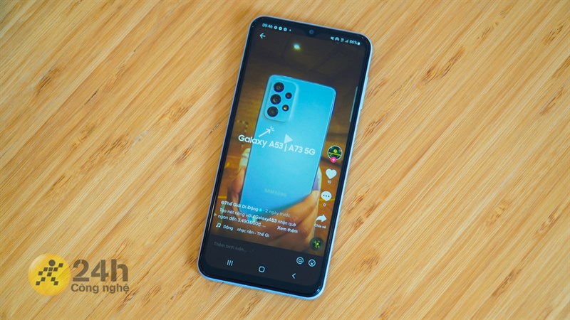 Mình cảm thấy hài lòng với viên pin 5.000 mAh trên Galaxy A23 khi cho thời gian sử dụng 8 tiếng 26 phút