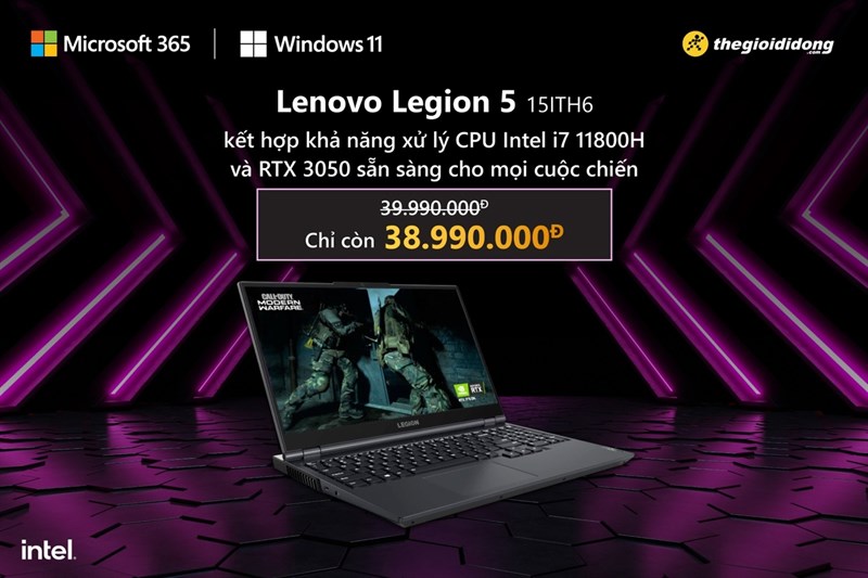 co nen mua lenovo gaming legion 5 15ith6