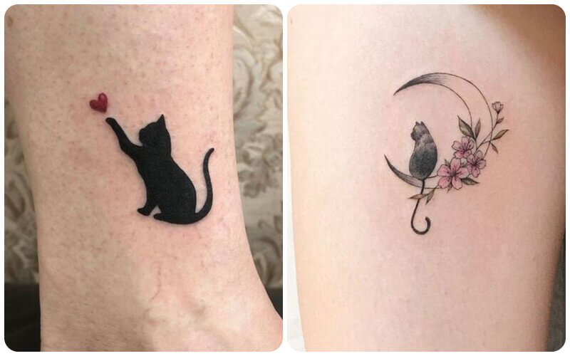 19 hình xăm con mèo nhỏ siêu dễ thươngPhần 2  Tatuagens pequenas de  gato Tatuagens inspiradoras Tatuagens impressionantes