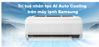 Trí tuệ nhân tạo AI Auto Cooling trên máy lạnh Samsung