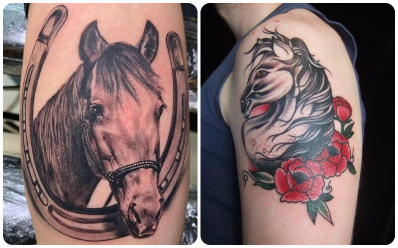 Hình xăm ngựa 1  MrTATTOO