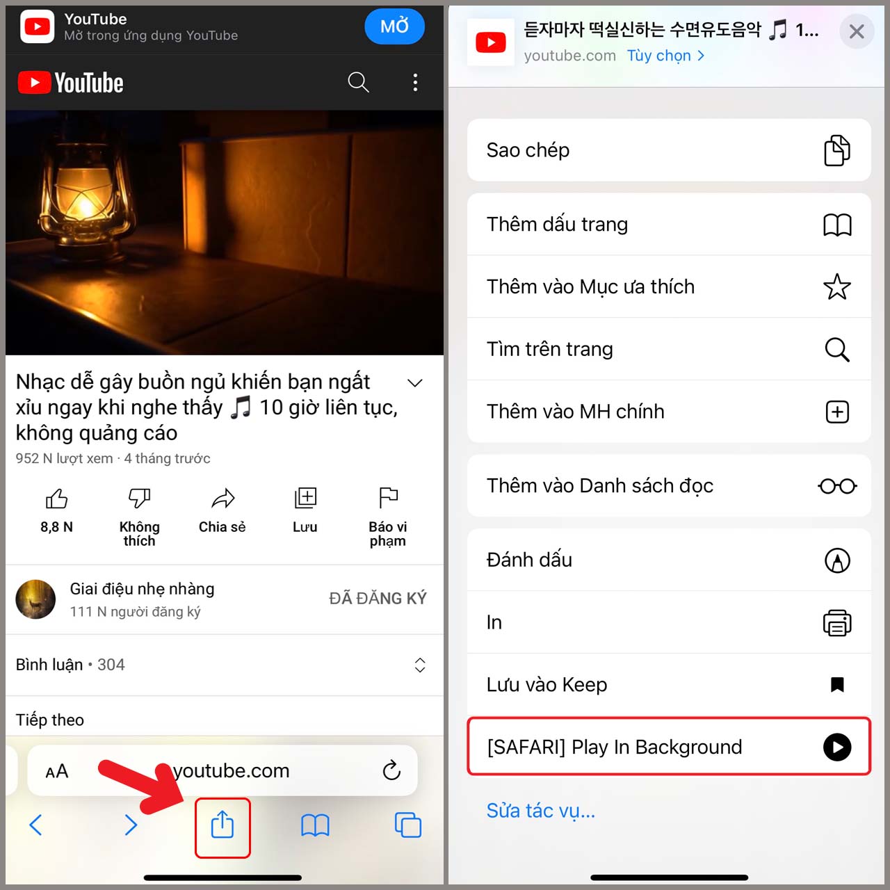 Cách nghe YouTube tắt màn hình iOS chắc chắn thành công 100%!