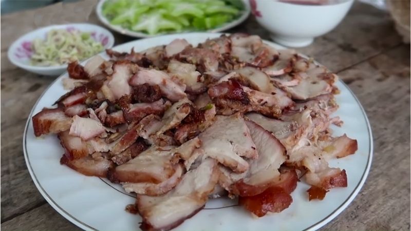 Improved Grilled pork with fake wild boar