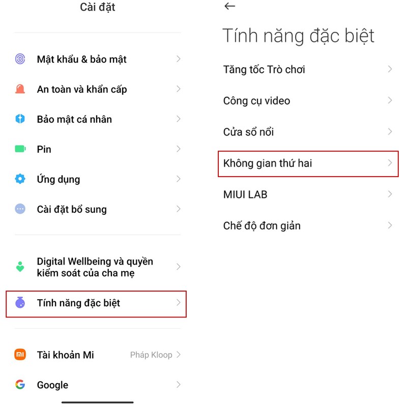 Cách sử dụng 3 Facebook, Zalo,... trên điện thoại Xiaomi