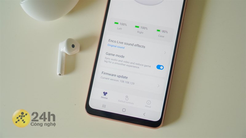 Nghe nhạc đỉnh cao, lại còn có cả chế độ Game Mode giảm độ trễ của âm thanh trên OPPO Enco Air 2 Nghe nhạc đỉnh cao, lại còn có cả chế độ Game Mode giảm độ trễ của âm thanh trên OPPO Enco Air 2