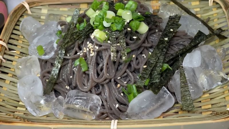 How to make cold, strange cold soba (Japanese-style cold noodles) at home