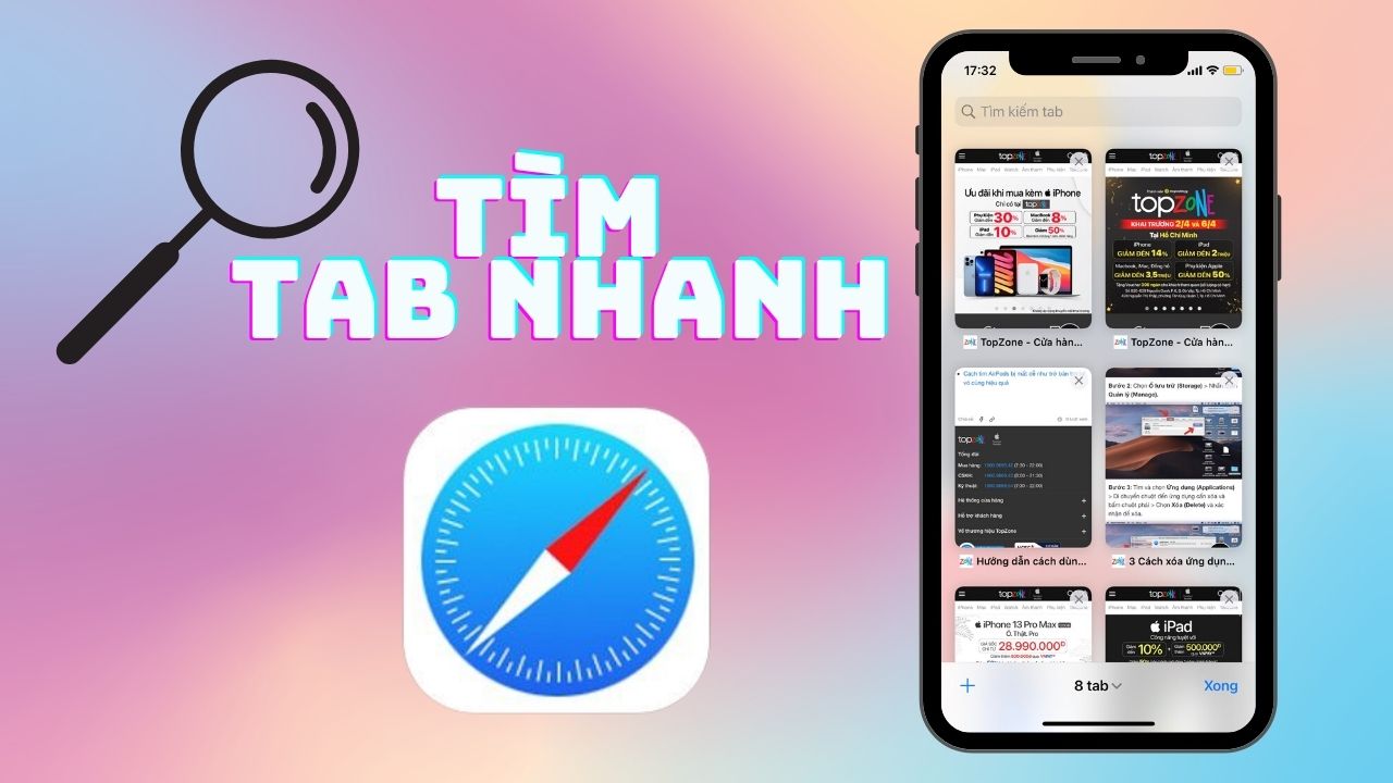Cách tìm tab nhanh trên Safari cực nhanh chóng Cách tìm tab nhanh trên Safari cực nhanh chóng