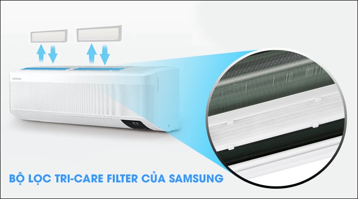 Bộ lọc Tri-Care trên máy lạnh samsung